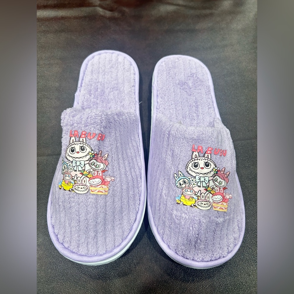Labubu Purple Women's Slippers (New)